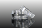 Preview: 25x 10 ml Kunststoffdosen transparent, rund S39
