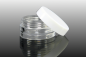 Preview: 8 ml Acryldose Schraubdose Rund Deckel Weiss S4
