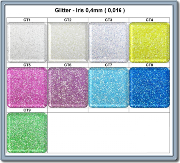 100g Iris Glitter 9 Farben zur Auswahl CT