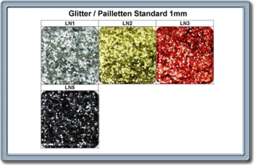 100g Glitter Glimmer 4 Farben zur Auswahl LN