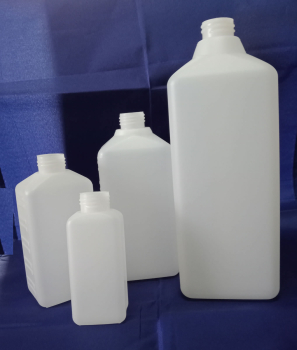 500 ml Vierkantflasche natur HDPE