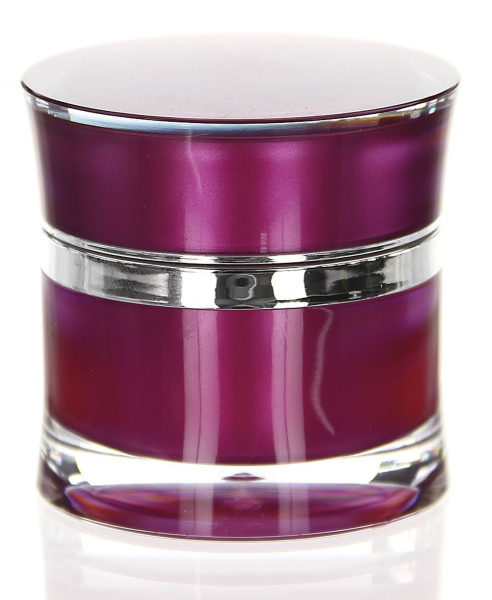 15 ml Round Acryl Tiegel Doppelwandig OCEAN Pink