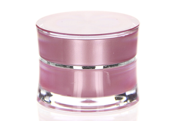 5 ml Round Acryl Tiegel Doppelwandig OCEAN Rosa