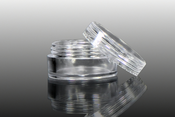 100x 10 ml Acryldose Schraubdose Rund Deckel Transparent S39