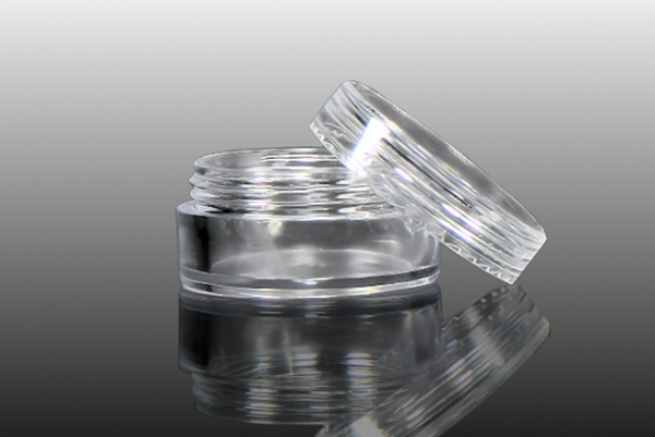 25x 10 ml Kunststoffdosen transparent, rund S39
